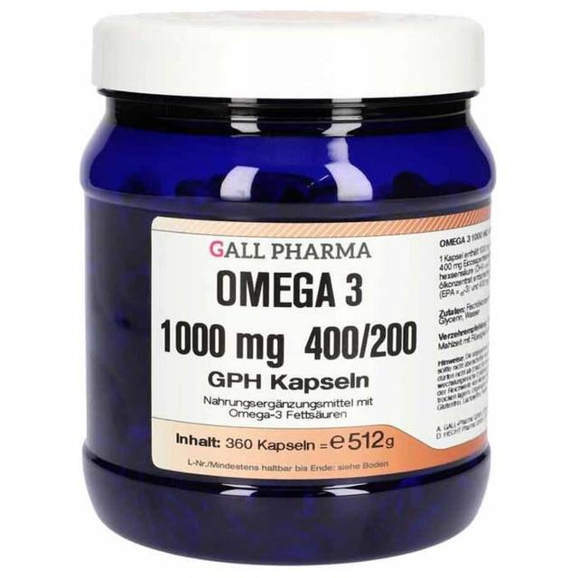 Omega 3 1000 mg 400 / 200 GPH Kapseln, 360 St Kapseln product image