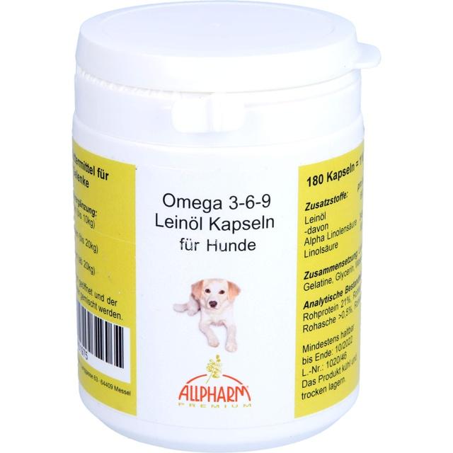 OMEGA-3-6-9 Leinöl Kapseln f.Hunde product image