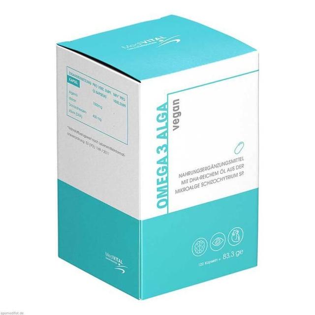 Omega 3 Alga Kapseln, 120 St Kapseln product image