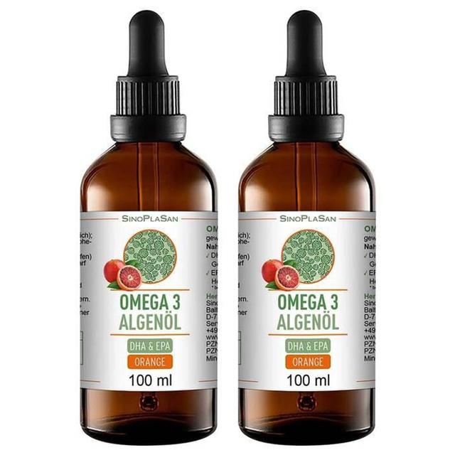 Omega-3 Algenöl DHA 300 mg+EPA 150 mg, 2x100 ml Öl product image