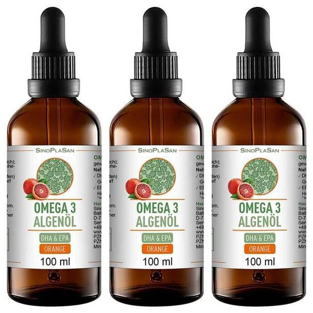 Omega-3 Algenöl DHA & EPA, 3x100 ml Öl product image