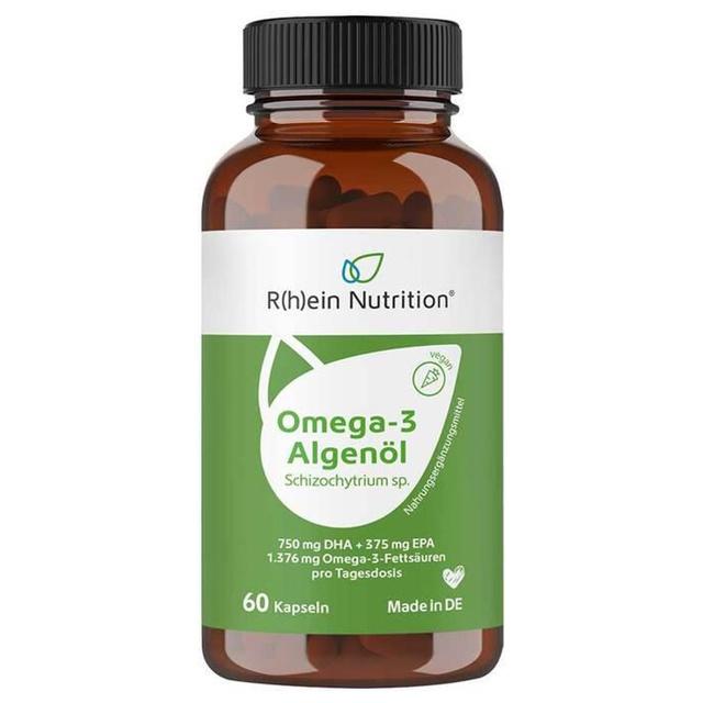 Omega-3 Algenöl mit DHA + EPA hochdosiert & vegan Kapseln, 60 St Kapseln product image