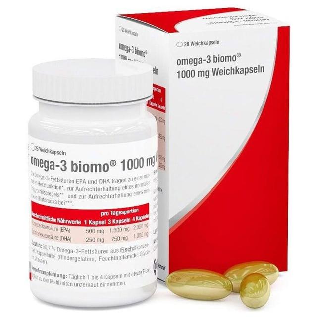 OMEGA-3 BIOMO 1000 mg Weichkapseln product image