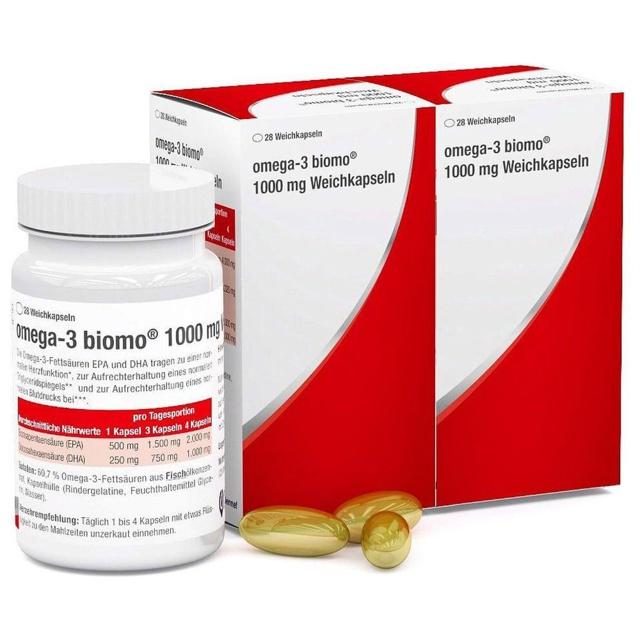 OMEGA-3 BIOMO 1000 mg Weichkapseln product image