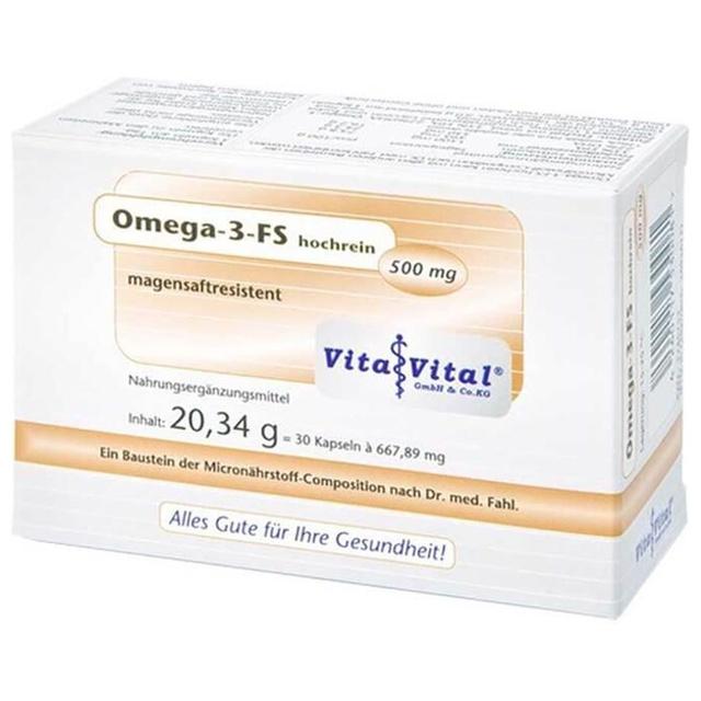 OMEGA-3 FS hochrein magensaftresistente Kapseln product image