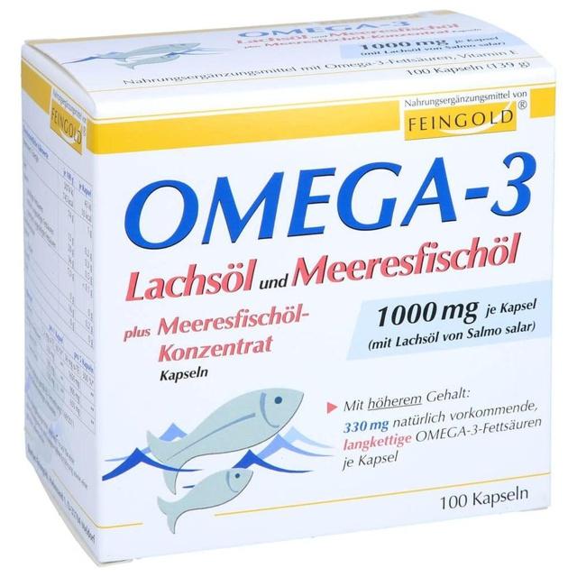 OMEGA-3 LACHSÖL und Meeresfischöl Kapseln product image