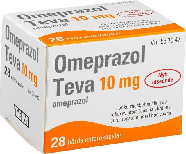 Omeprazol Teva, enterokapsel, hård 10 mg 28 st product image