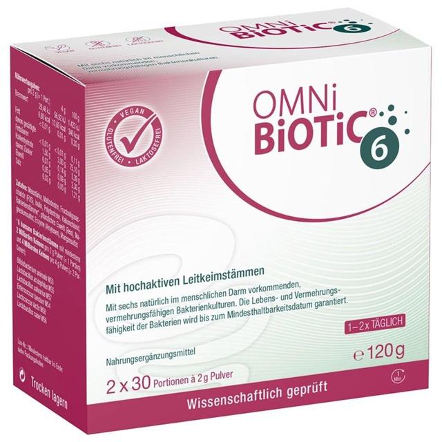 OMNi-BiOTiC 6 Doppelpackung 2X60 g Pulver product image