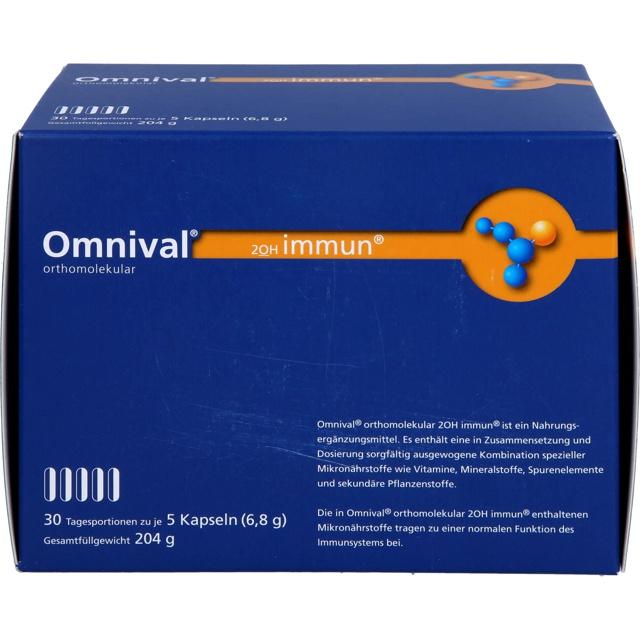 Omnival orthomolekular 2OH immun 30 TP Kapseln, 150 St Kapseln product image