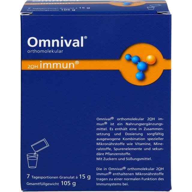 OMNIVAL orthomolekul.2OH immun 7 TP Granulat product image
