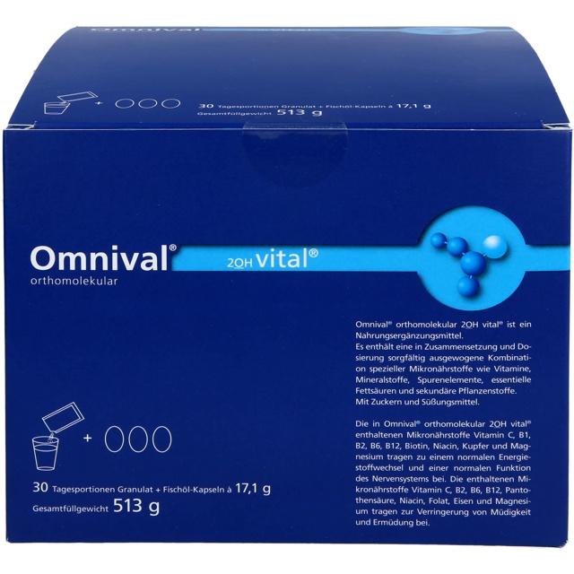 OMNIVAL orthomolekul.2OH vital 30 TP Gran.+Kaps. product image