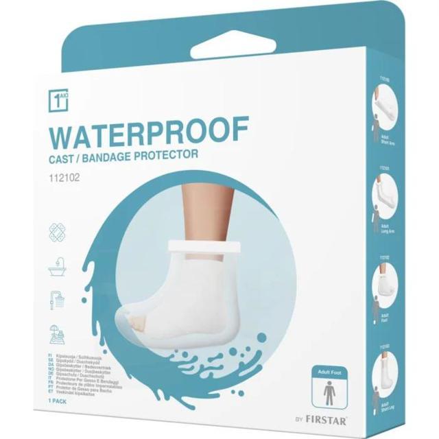One-Aid Vattentätt gipskydd vuxen fot, 1 st product image