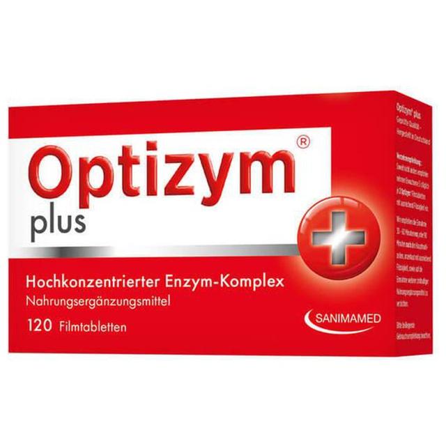Optizym hochkonzentrierter Enzym-Komplex Filmtabletten, 120 St Filmtabletten product image