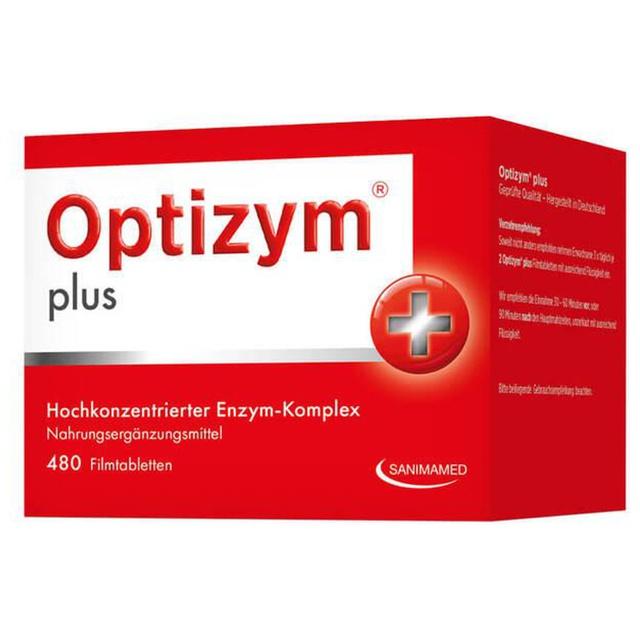 Optizym hochkonzentrierter Enzym-Komplex Filmtabletten, 480 St Filmtabletten product image