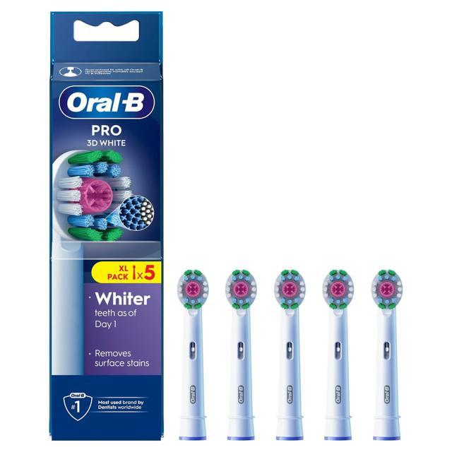 Oral-B 3D White Tandborsthuvuden 5-pack product image
