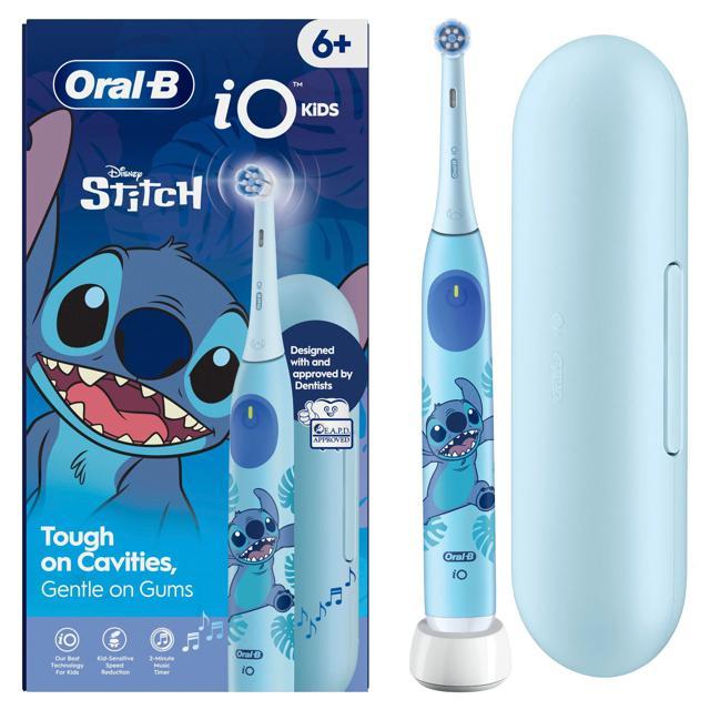 Oral-B iO 6+ Kids Disney Stitch Eltandborste + Resefodral product image