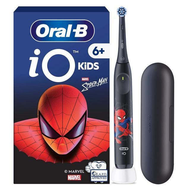 Oral-B iO 6+ Kids Marvel Spider-Man Eltandborste + Resefodral product image