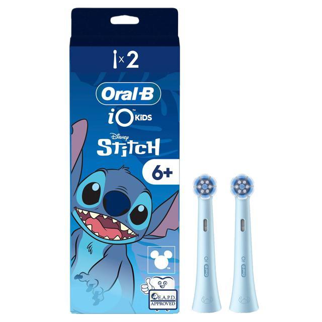Oral-B iO Kids 6+ Disney Stitch Tandborsthuvuden 2 st product image