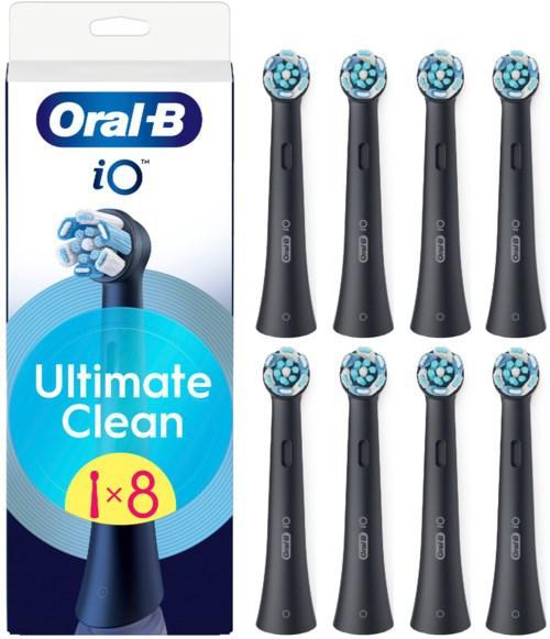 Oral-B iO Ultimate Clean tandborsthuvuden, Svart, 8 st product image