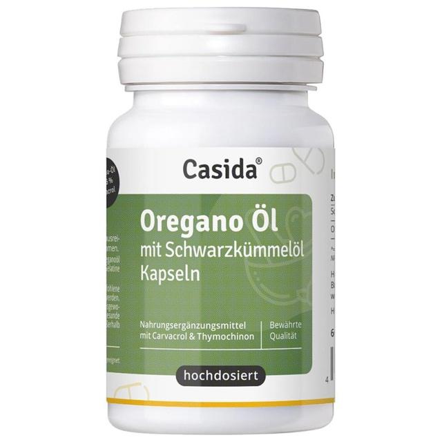 Oregano Öl mit Schwarzkümmelöl Kapseln, 60 St Kapseln product image