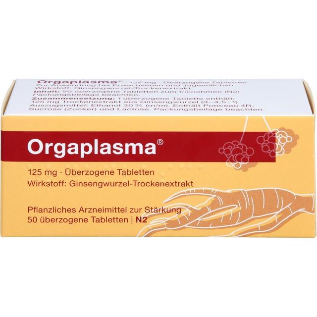 ORGAPLASMA überzogene Tabletten product image