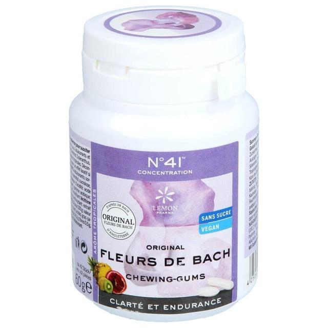 ORIGINAL BACHBLÜTEN KAUGUMMI No 41 FOCUS 40 St Kaugummi product image