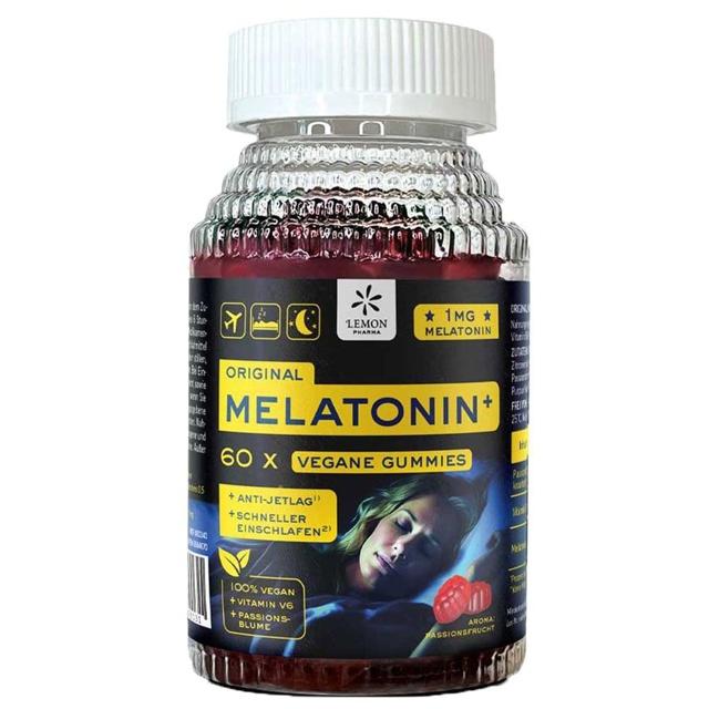 ORIGINAL MELATONIN VEGAN GUMMIS 60 St Lutschpastillen product image