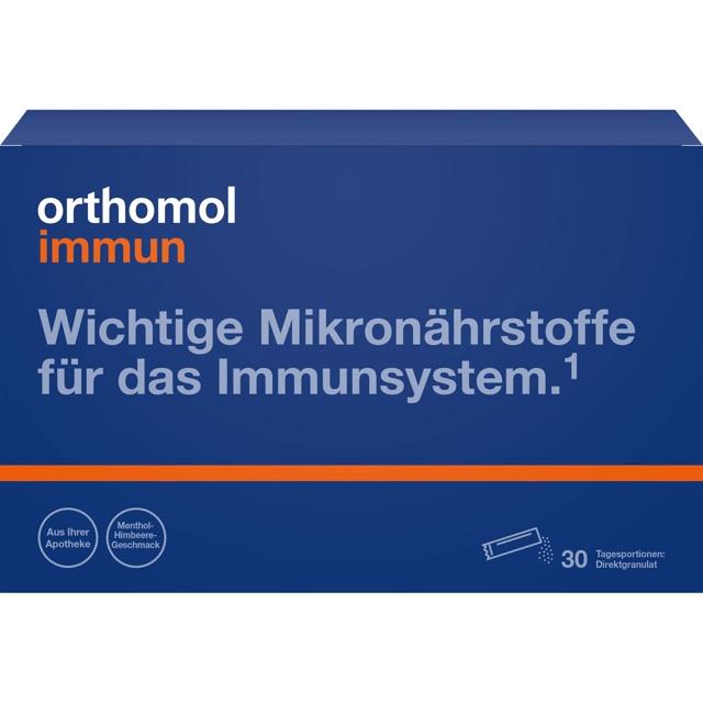 ORTHOMOL Immun Direktgranulat Himbeer/Menthol product image