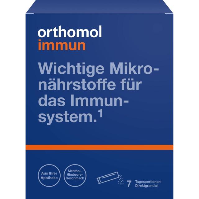 ORTHOMOL Immun Direktgranulat Himbeer/Menthol product image