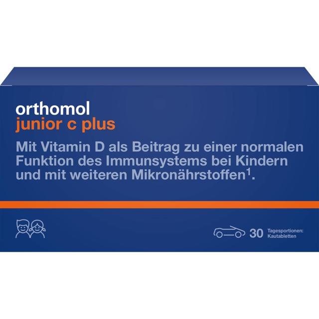 ORTHOMOL Junior C plus Kautabl.Mandarine/Orange product image