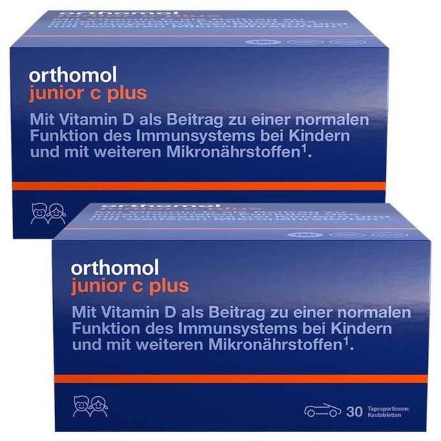 Orthomol Junior C plus Kautabletten Waldfrucht, 2x30 St Kautabletten product image