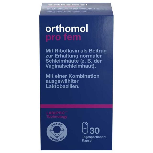 Orthomol pro fem Kapseln, 30 St Kapseln product image
