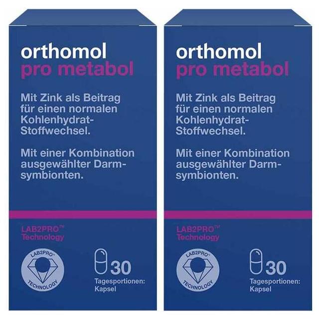 Orthomol pro metabol Kapseln, 2x30 St Kapseln product image