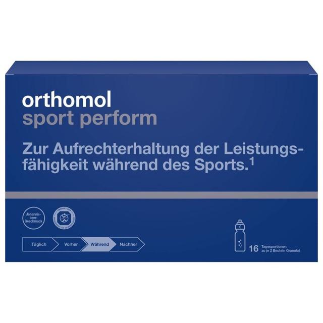 orthomol sport perform - Elektrolyte für den Sport - mit Vitamin B12, Magnesium und Calcium - Granulat product image