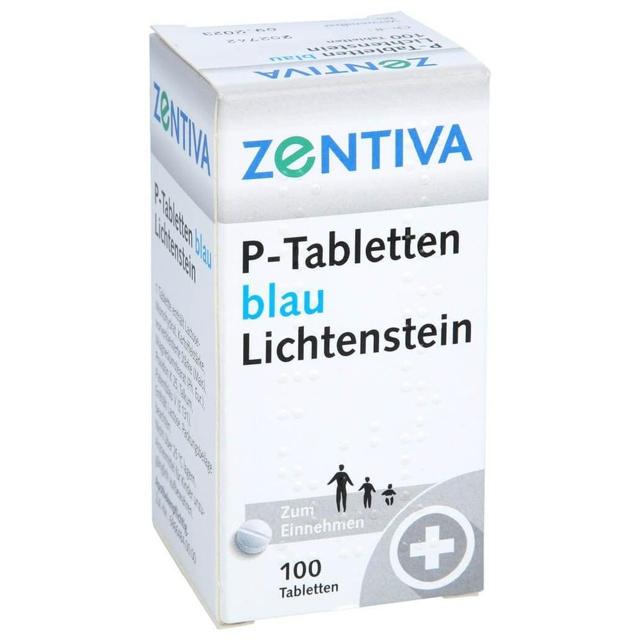 P TABLETTEN blau 8 mm Teilk. product image