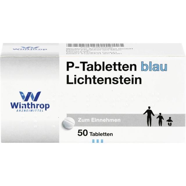 P TABLETTEN blau 8 mm Teilk. product image