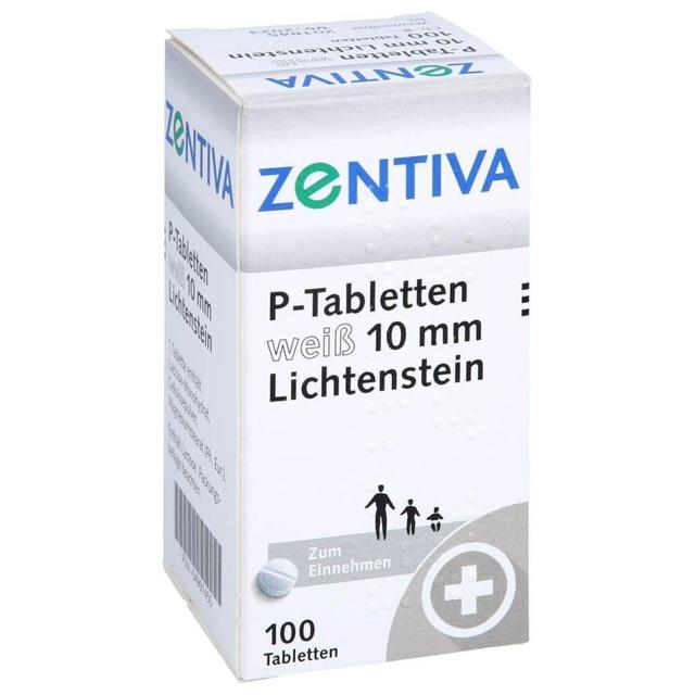 P TABLETTEN weiß 10 mm product image
