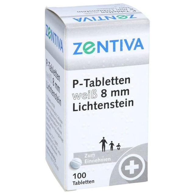 P TABLETTEN weiß 8 mm product image