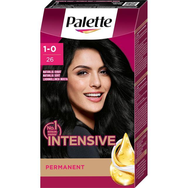Palette Intensive Creme Coloration 1-0 Naturlig Svart product image