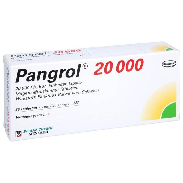 PANGROL 20.000 magensaftresistente Tabletten product image