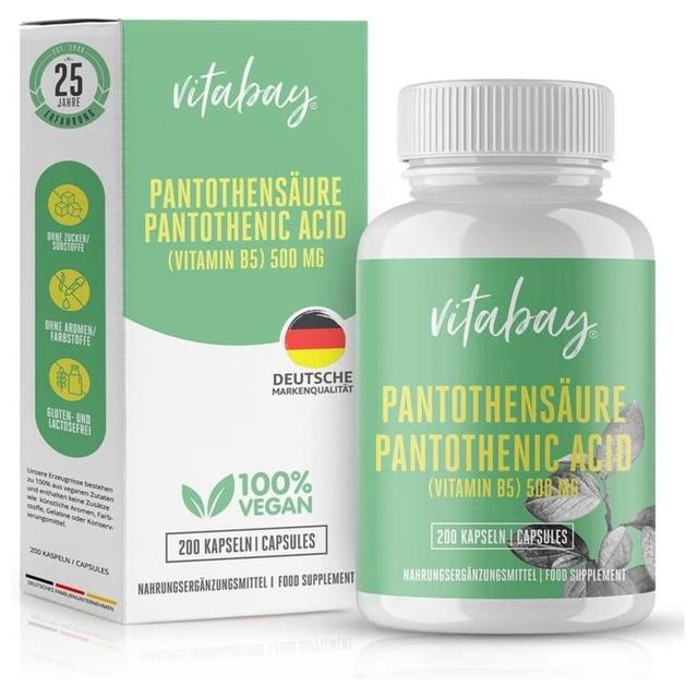 PantothensÄURE 500 mg Vit.B5 veg.hochdos.msr.Kaps. product image