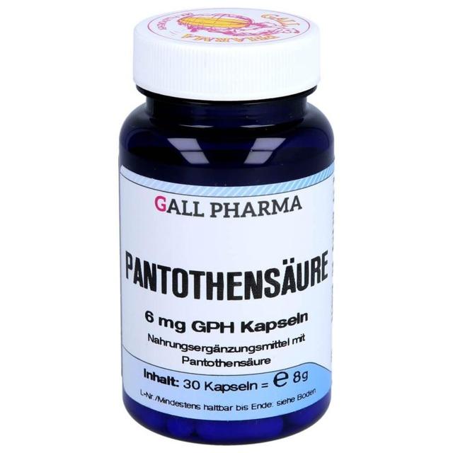 PANTOTHENSÄURE 6 mg GPH Kapseln product image