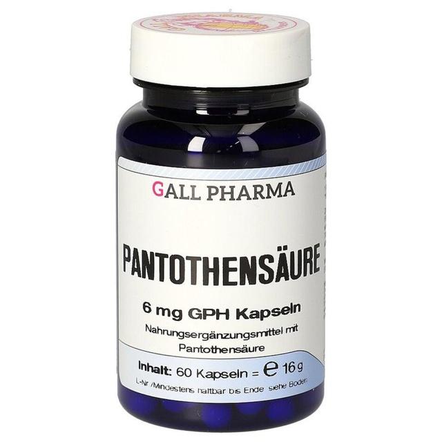 PANTOTHENSÄURE 6 mg GPH Kapseln product image