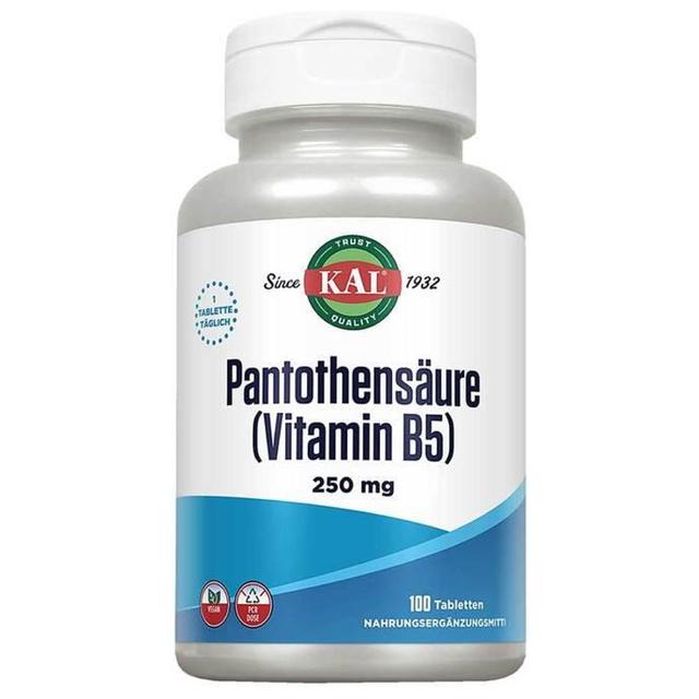 PANTOTHENSÄURE VITAMIN B5 250 mg KAL Tabletten product image