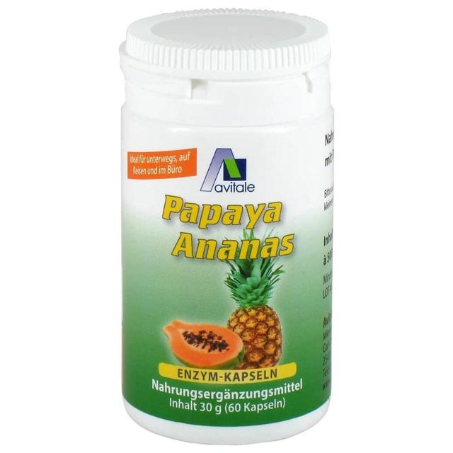 PAPAYA ANANAS Enzym Kapseln product image