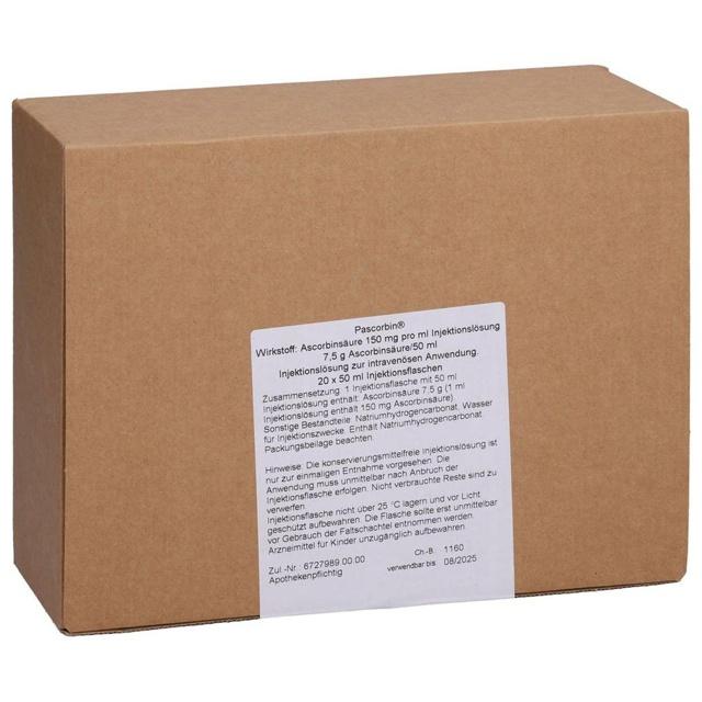 PASCORBIN Injektionslösung Injektionsflasche product image