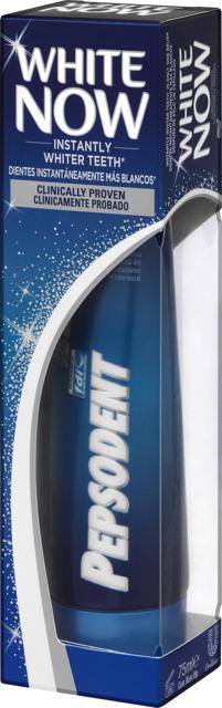 Pepsodent Tandkräm White Now Tandblekningstandkräm, 75 ml product image