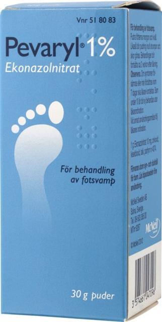 Pevaryl, puder 1 %, 30 g product image