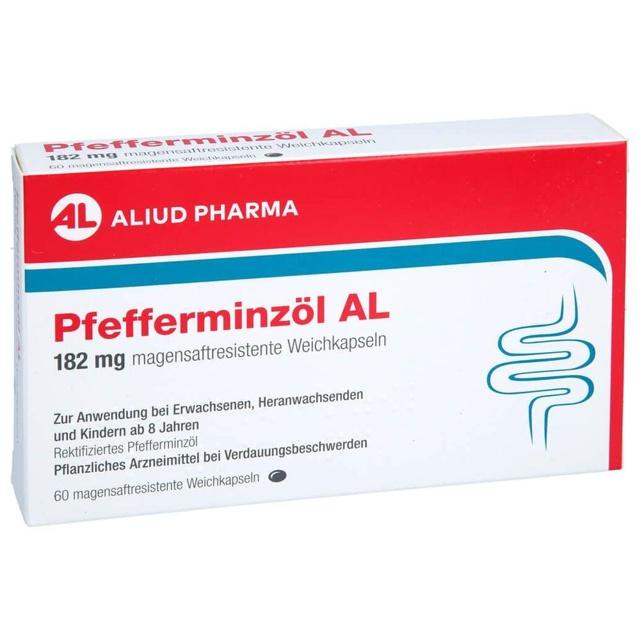 PFEFFERMINZÖL AL 182 mg magensaftres.Weichkapseln product image