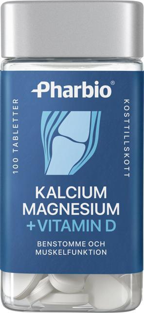 Pharbio Kalcium, Magnesium + D-vitamin Tablett 100 st product image